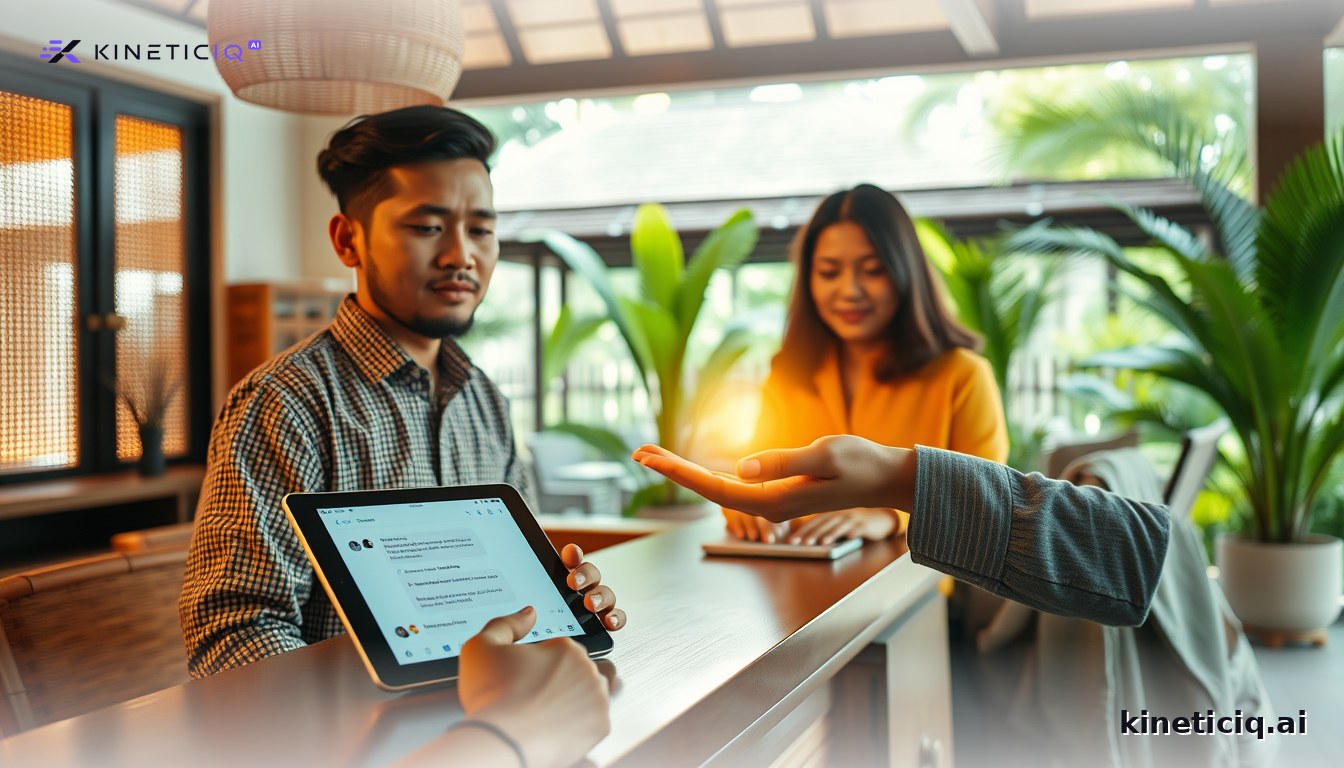 automated booking system for salon WhatsApp — KineticIQ